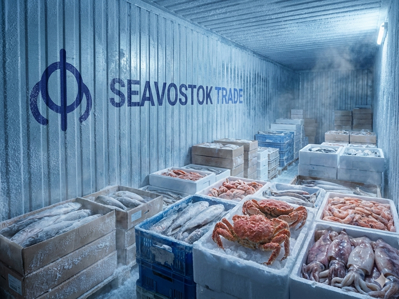 Склад с ледяными блоками